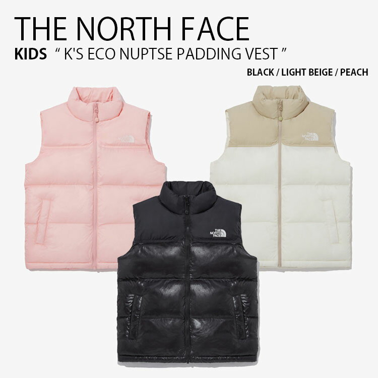 THE NORTH FACE m[XtFCX LbY pfBOxXg K'S ECO NUPTSE PADDING VEST GR kvV pfBO xXg WPbg X^hlbN WbvAbv S JWA Xg[g ubN x[W sN j̎q ̎q qp NV3NP55S/T/UyÁzgpi