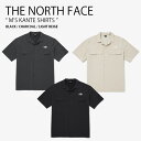 THE NORTH FACE ノースフェイス カジュアルシャツ M'S KANTE SHIRTS カンテ シャツ ナイロンシャツ 半袖 ロゴ カジュアル ストリ...