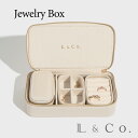 【L&Co.オリジナル】ジュエリーボックス ホワイト かわいい 収納ケース アクセサリーボックス