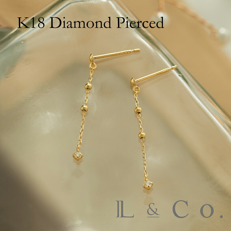 ҸȯK18 ɥԥ 0.01ct ץ  奨꡼ ԥ  ե 奢 襤 ץ쥼 ե ...