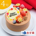 チョコレートケーキ 誕生日 【あす楽】 4号 ”プレミアムシ