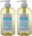 【×2個セット】ルベル LebeL クールオレンジ ヘアソープUC 600ml ウルトラクールタイプ スキャルプケア 爽快感 シャンプー 清涼感 スッキリ 天然オレンジ サロン専売品 ボトル