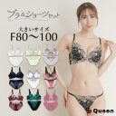 ブラジャー ショーツセット 大きいサイズ モールドカップ インナー 女性 ランジェリー 下着 セクシー 下着 レディース F80 F85 F90 F95 F100