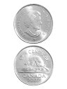 コイン カナダ エリザベス女王D 5セント 21mm