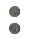 コイン アメリカ 25セント 記念貨 州別コイン ニュージャージー州 VF(美品) 24mm