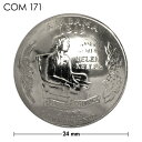 コンチョ アメリカ アラバマ州 25セント ヘレン・ケラー 銀色 24mm