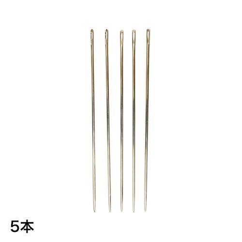 手縫針 丸針 極太 5本 [クラフト社]