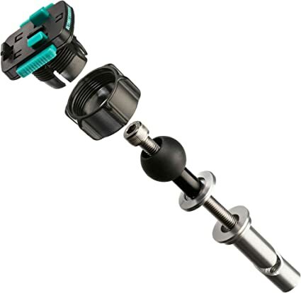 Rakuten - 【公式ショップ】UA(ユーエー)専用 フォークステム13-25mm+アダプターセット UA-STEM13-25OB スマホマウント ※ホルダー別売り ナビ ツーリング クイックホールド 携帯ホルダー