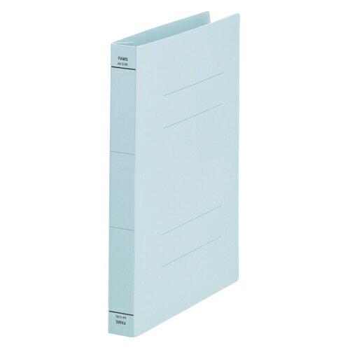 FAMS【AC】フラットファイル背ワイド　ブルー　10冊 A-4532687194575★【219457】
