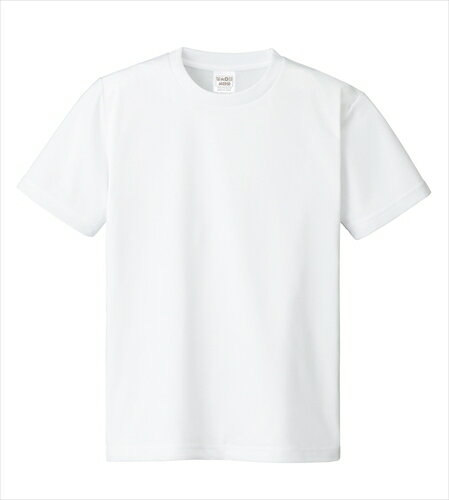 【教育・教材】AR4521718385839 アーテック ATドライTシャツ 150cm ホワイト 150gポリ100%