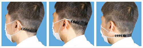 【教育・教材】AR4521718510576 アーテック 耳が痛くなりにくいマスクストラップ(黒)