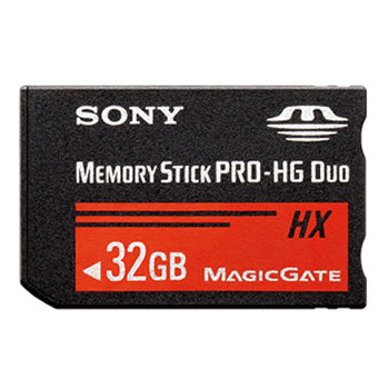 ソニー32GBメモリースティック PRO-HG デュオ MS-HX32B★