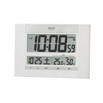セイコー【SEIKO】電波デジタル時計 掛置兼用 温度湿度表示 SQ429W★【SQ-429W】