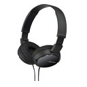 ソニー【SONY】ステレオヘッドホン MDR-ZX110-B(ブラック)★【MDRZX110】