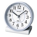 セイコー【SEIKO】電波スタンダード目ざまし時計 プラスチック枠(薄青パール塗装)★【KR328L】