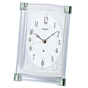 セイコー【SEIKO】電波クロック 置き時計 BZ360M★【前面ガラス】 セイコー【SEIKO】電波クロック 置き時計 BZ360M★【前面ガラス】