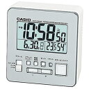 カシオ【CASIO】デジタル電波目覚まし時計 DQD-805J-8JF シルバー 【DQD805J8JF】