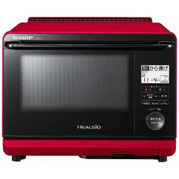 シャープ【SHARP】26L ウォーターオーブン ヘルシオ AX-AS400-R(レッド系)★【AXAS400R】