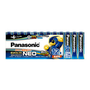 【要エントリー最大P15倍！9日20:00～16日1:59まで】パナソニック【Panasonic】乾電池エボルタネオ単4形12本パック LR03NJ-12SW★【LR03..