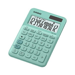 カシオ【CASIO】ミニジャストタイプ電卓 ミントグリーン MW-C20C-GN★【MWC20CGN】 カシオ【CASIO】ミニジャストタイプ電卓 ミントグリーン MW-C20C-GN★【MWC20CGN】