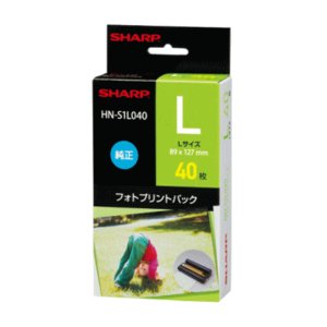 シャープ【HN-PP150・HN-PP100用】フォトプリントパック(Lサイズ40枚) HN-S1L040★AQOUS【HNS1L040】 シャープ【HN-PP150・HN-PP100用】フォトプリントパック(Lサイズ40枚) HN-S1L040★AQOUS【HNS1L040】