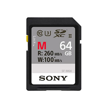 ソニー【SONY】64GB SDXC UHS-II メモリーカード Class10 SF-M64★【SDメモリーカード】