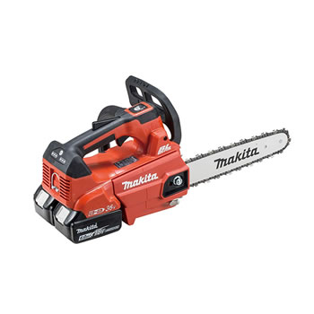 マキタ【makita】250mm 36V（18V×2）充電式チェンソー（赤） MUC256DGFR★【電池2個・充電器付き】