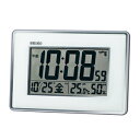 セイコー【SEIKO】温度・湿度表示付 電波時計 SQ443S★【フルオートカレンダー機能】