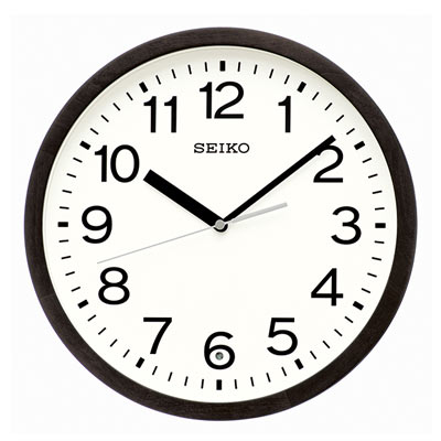 セイコー【SEIKO】電波掛時計 KX249K★【黒木地塗装】