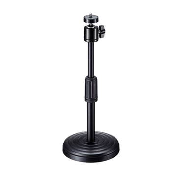 サンワサプライ【SanwaSupply】WEBカメラ用卓上スタンド（スマホホルダー付き） CMS-STN1BK★【CMSSTN1B..