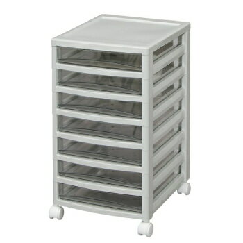 アイリスオーヤマ【IRIS】オフィスチェスト 浅7段 OCE-S700R ライトグレー★【OCES700R】