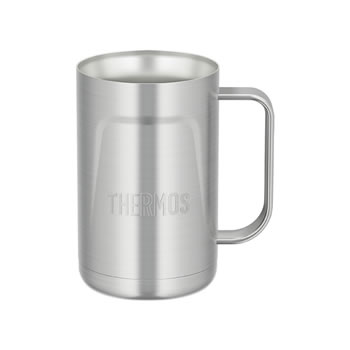 サーモス【THERMOS】真空断熱ジョッキ 600ml ステンレスマグ ステンレス2 JDK-600-S2★【JDK600S2】