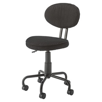 東谷【AZUMAYA】デスクチェア ブラック 昇降機能 組立式 KGI-109CBK★【KGI109CBK】(3)