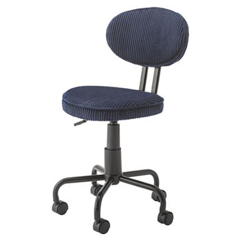 東谷【AZUMAYA】デスクチェア ブルー 昇降機能 組立式 KGI-109CBL★【KGI109CBL】