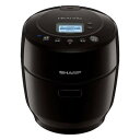 シャープ【SHARP】1.0L ヘルシオ ホットクック 水なし自動調理鍋 ブラック系 KN-HW10G-B★【KNHW10GB】(2)