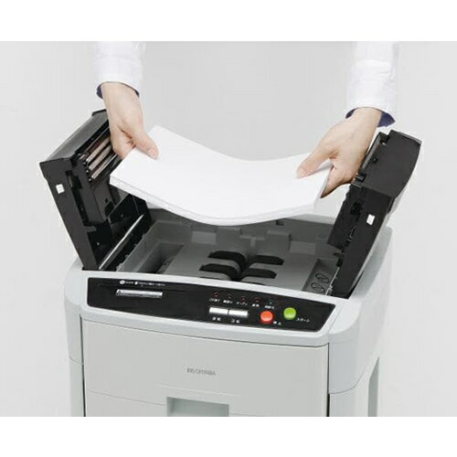 アイリスオーヤマ【IRIS】オートフィードシュレッダー グレー AFS150C-H★【一度にA4コピー用紙150枚を自動細断可能】