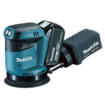 マキタ【makita】18V6.0Ah　充電式ランダムオービットサンダ BO180DRG★【電池・充電器付き】