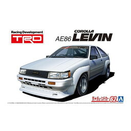 アオシマ【プラモデル】1／24 TRD AE86 カローラレビン N2仕様 ’83(トヨタ） H-4905083057988