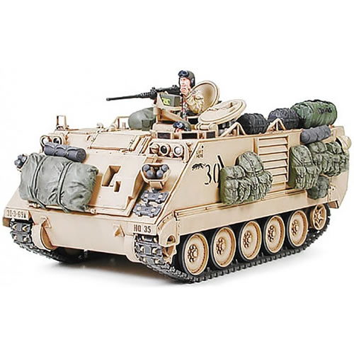 タミヤ【プラモデル】1／35 ミリタリーミニチュアシリーズ No.265 アメリカ M113A2 デザートワゴン H-4950344995806