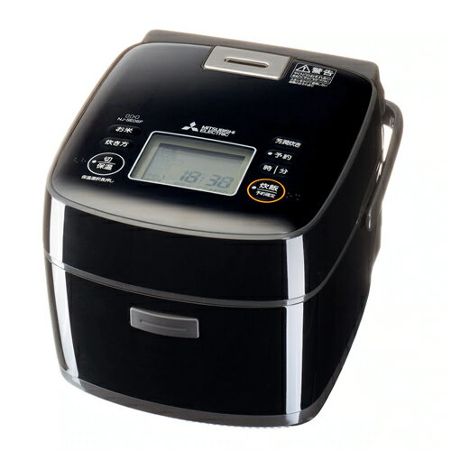 【MITSUBISHI】NJ-SE06F-B 三菱 3.5合炊き IHジャー炊飯器 備長炭 炭炊釜 黒曜(こくよう) 【備長炭コート 炭炊釜】