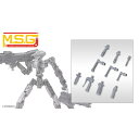 【プラモデル】H-4934054058464 コトブキヤ M.S.G プラユニット P-147 グリップ P147X 【M.S.G モデリングサポートグッズ】