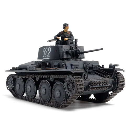【プラモデル】H-4950344325832 タミヤ 1／48 ミリタリーミニチュアシリーズ No.83 ドイツ軽戦車 38（t）E／F型 【32583】