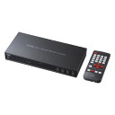 【4K画質】SW-PHD41MTV サンワサプライ 4入力1出力HDMI画面分割切替器(4K/60Hz対応) 【HDMI切替器としても】