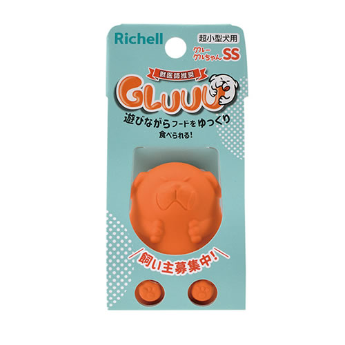 【ペット用品】P-4945680563307 リッチェル グルー グルちゃん SS オレンジ 【超小型犬用】