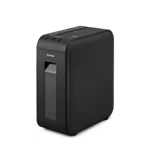 【IRIS】P4HMSV-B アイリスオーヤマ パーソナルシュレッダー マイクロクロスカット 4枚同時細断 ブラック 【超静音モデル キャスター付き】