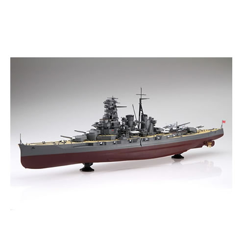 【戦艦プラモデル】H-4905083011034 アオシマ 1／350 アイアンクラッド 日本海軍 戦艦 霧島 リテイク