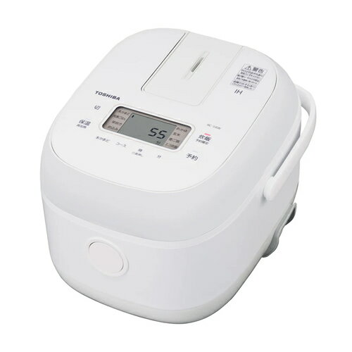 【TOSHIBA】RC-5XW-W 東芝 IHジャー炊飯器 3合炊き ホワイト IH炊飯器 しゃもじ付き 【備長炭ダイヤモンド釜】 【TOSHIBA】RC-5XW-W 東芝 IHジャー炊飯器 3合炊き ホワイト IH炊飯器 しゃもじ付き 【備長炭ダイヤモンド釜】