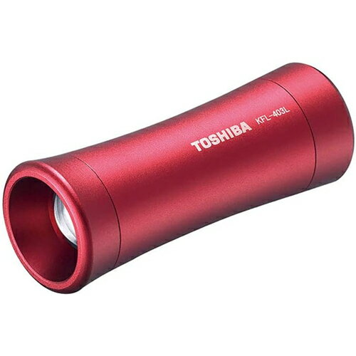 【TOSHIBA】KFL-403L-R 東芝 LEDランタン付きライト ワインレッド 2WAY仕様 伸ばしてランタン 縮めてラ..