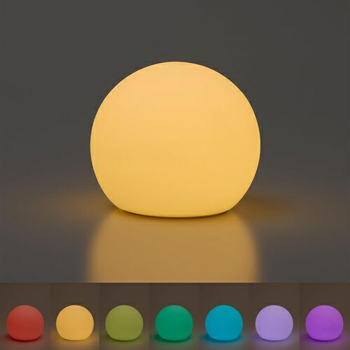 【TOSHIBA】LKL-M100 東芝 シリコンゴム製 タッチ式 コードレス ベッドサイドランプ ボールライト