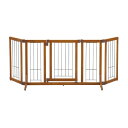 【ペット用品】P-4973655584811 リッチェル ペット用 木製おくだけドア付ゲート M 超小型犬・小型犬用 【058481】